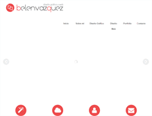 Tablet Screenshot of belenvazquez.com
